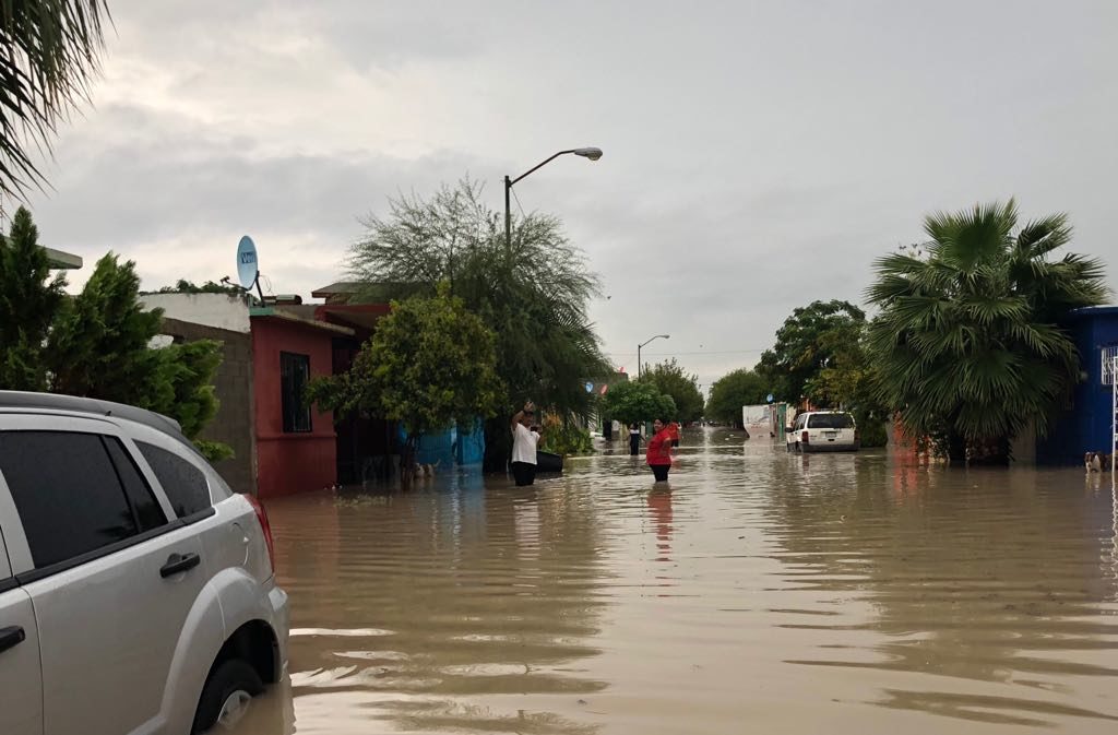 Floods in Piedras Negras, Coahuila, Mexico, September 2018.