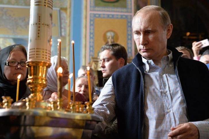Putin in Church