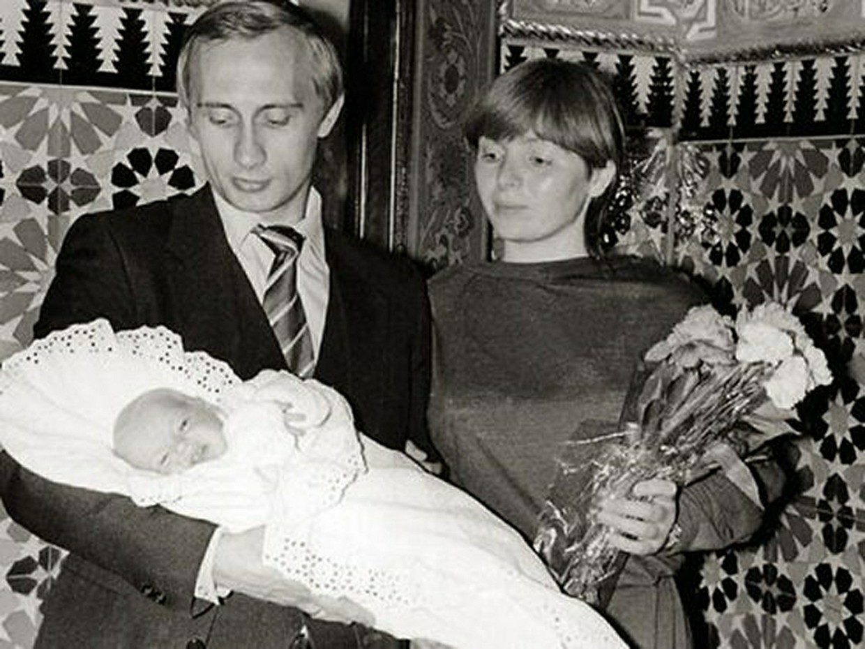 Young Vladimir Putin wife Lyudmila