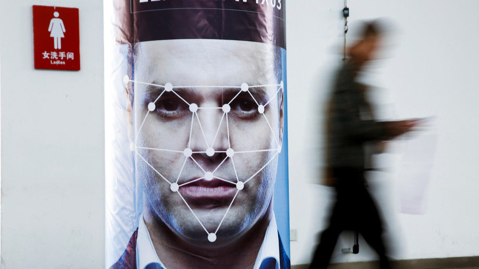 simulating facial recognition software  poster