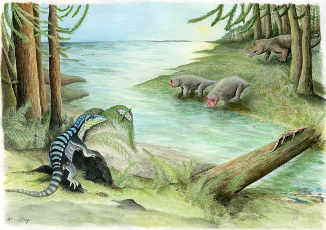 iguana fossil antarctica