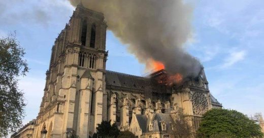 Notre Dame Cathedral worker claims Paris' largest church was DELIBERATELY set on fire
