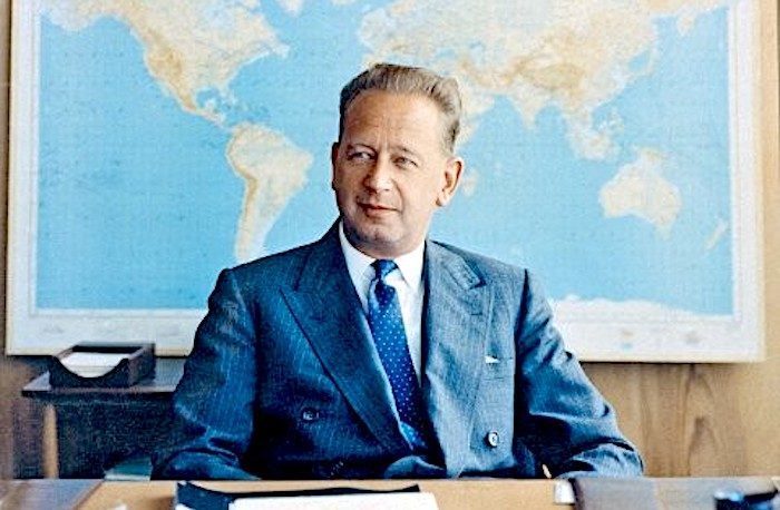 bivši glavni tajnik UN-a Dag Hammarskjöld