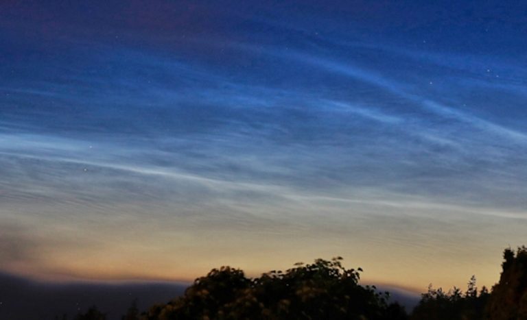 Click to enlarge noctilucent cloud
