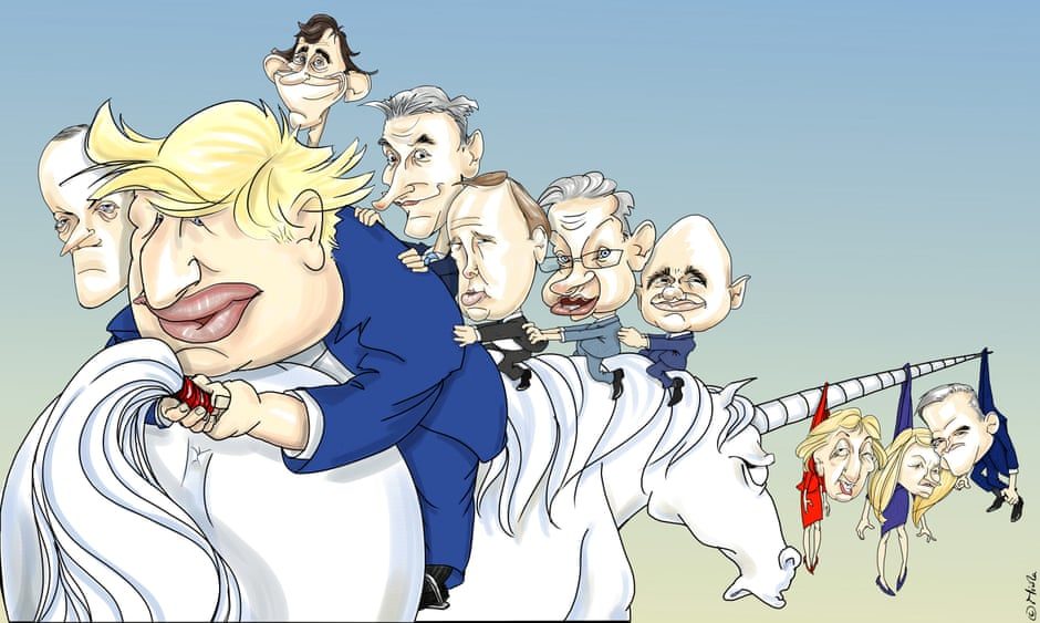 Tory leadership contest cartoon