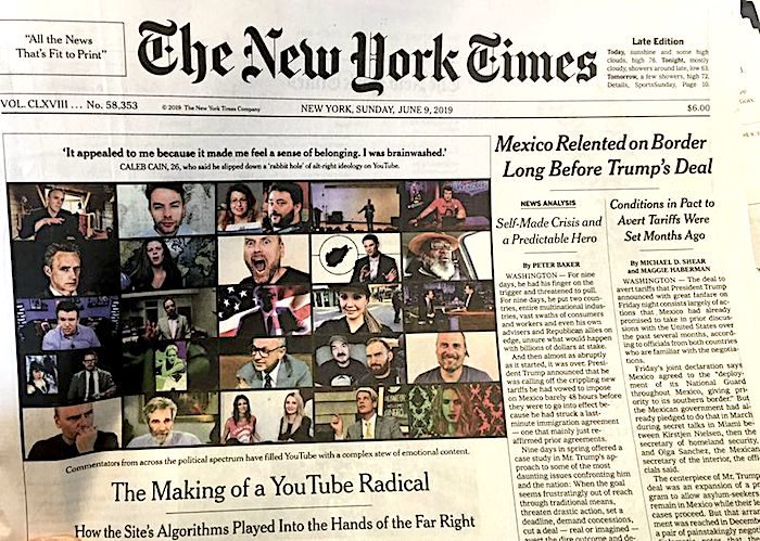 NYT frontpage