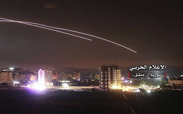 israel missile attack on syria