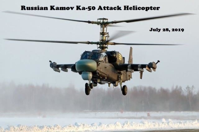 russian helicopter Ka 50 attack