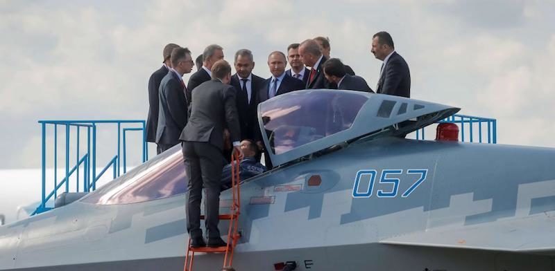 Putin and Erdogan fighter jet