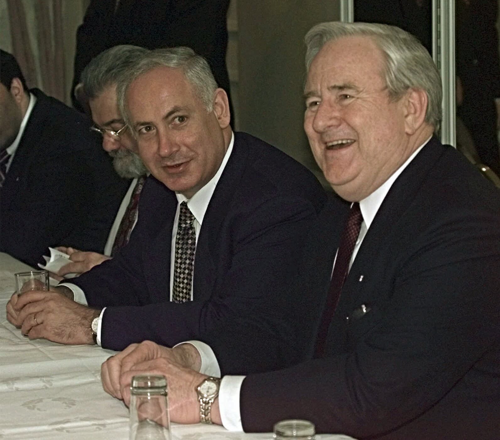 Netanyahu and Jerry Falwell, Christian Zionists