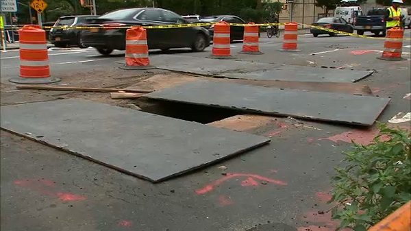 Manhole cover explosion in NYC