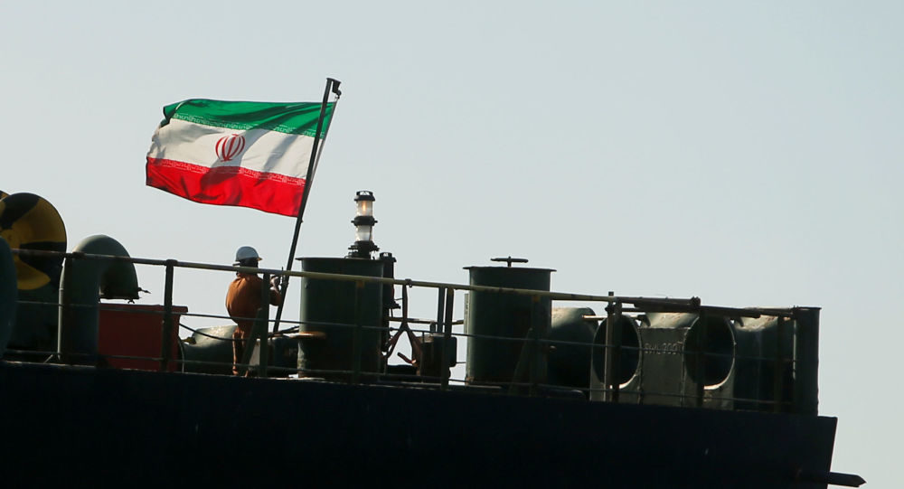iran flag oil tanker