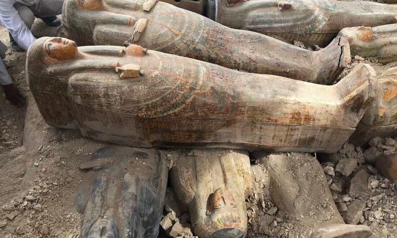 new eyptian coffins