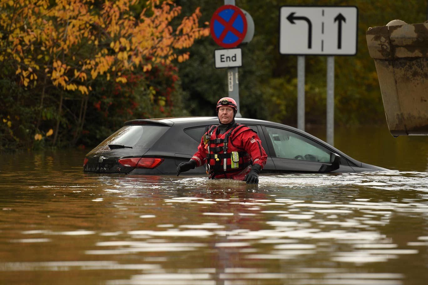 Floods in Rotherham, UK