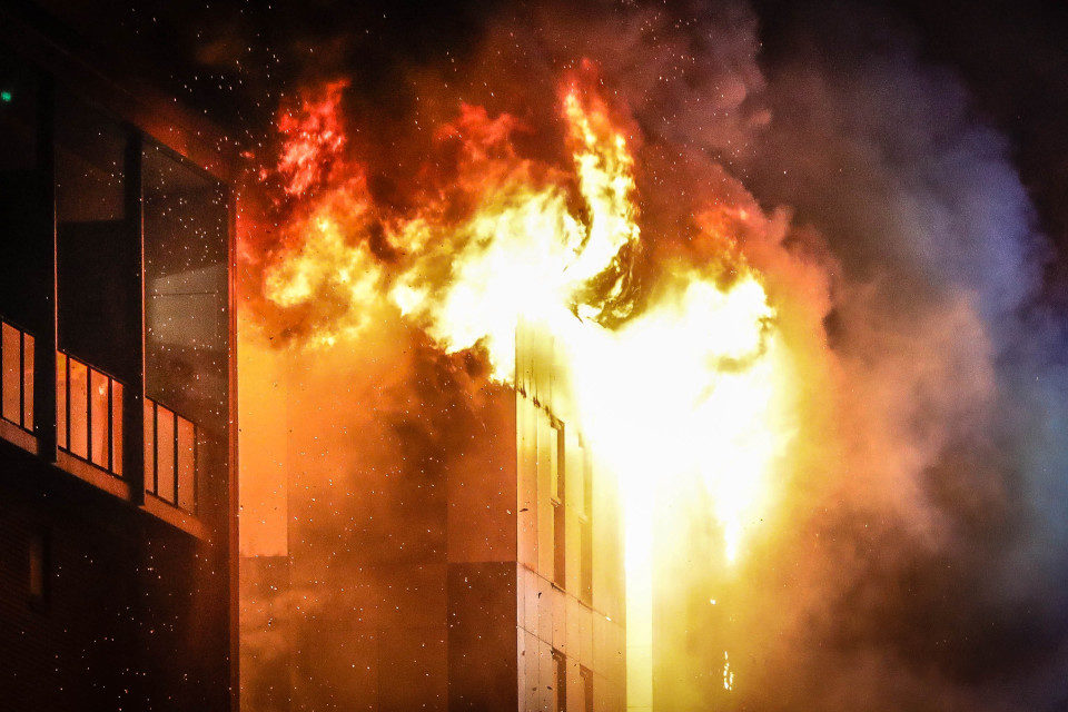 Dorm fire university of Bolton