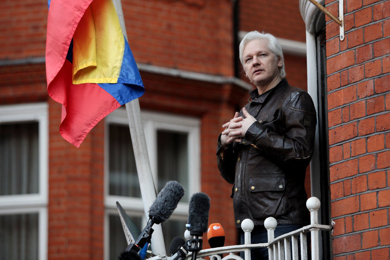 Julian Assange Ecuador embassy