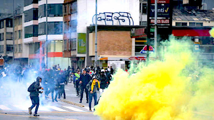 Bogota riot
