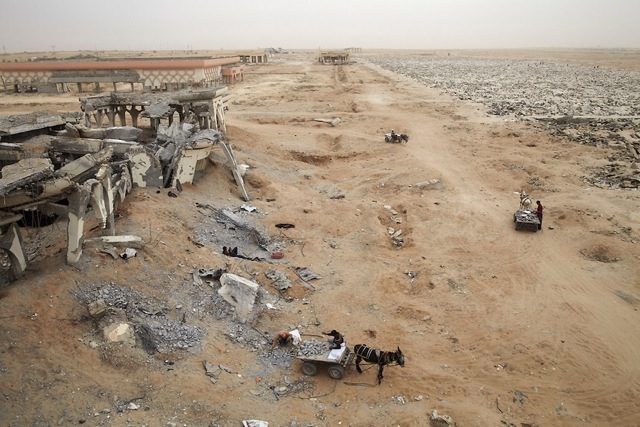 gaza airport destroyed bombed yassar arafat