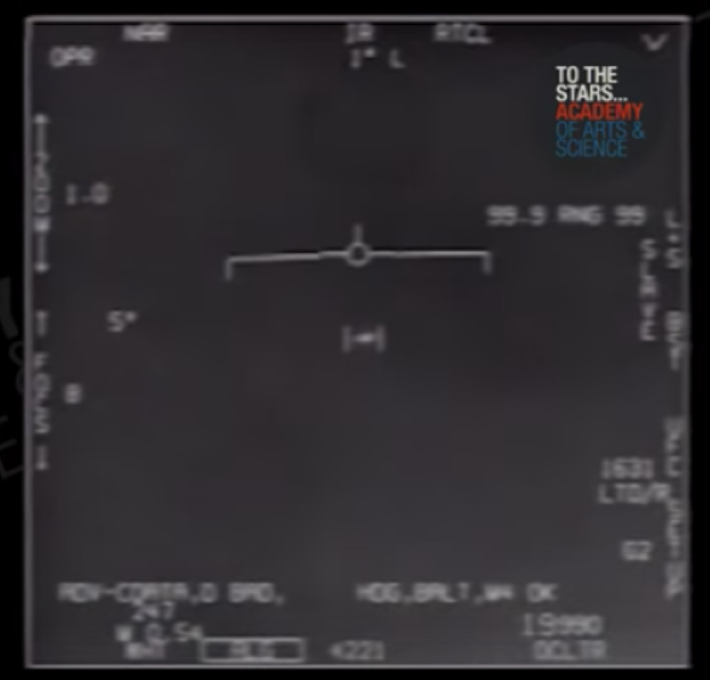 Navy UFO video screenshot