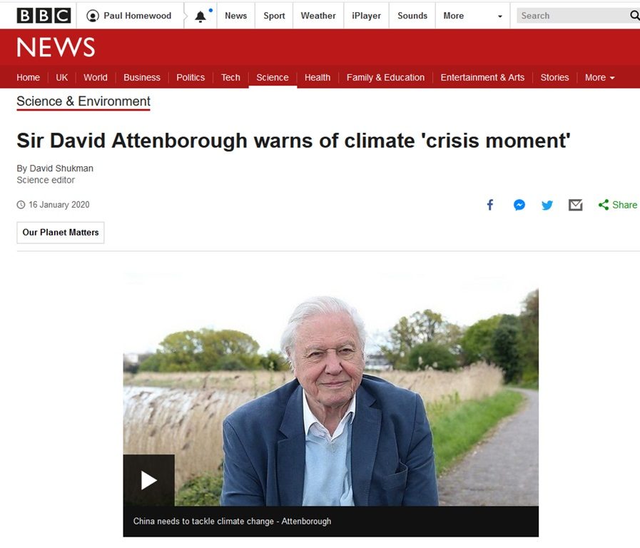 BBC david attenborough