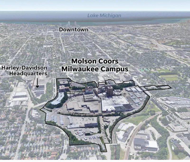 Milwaukee campus of Molson Coors