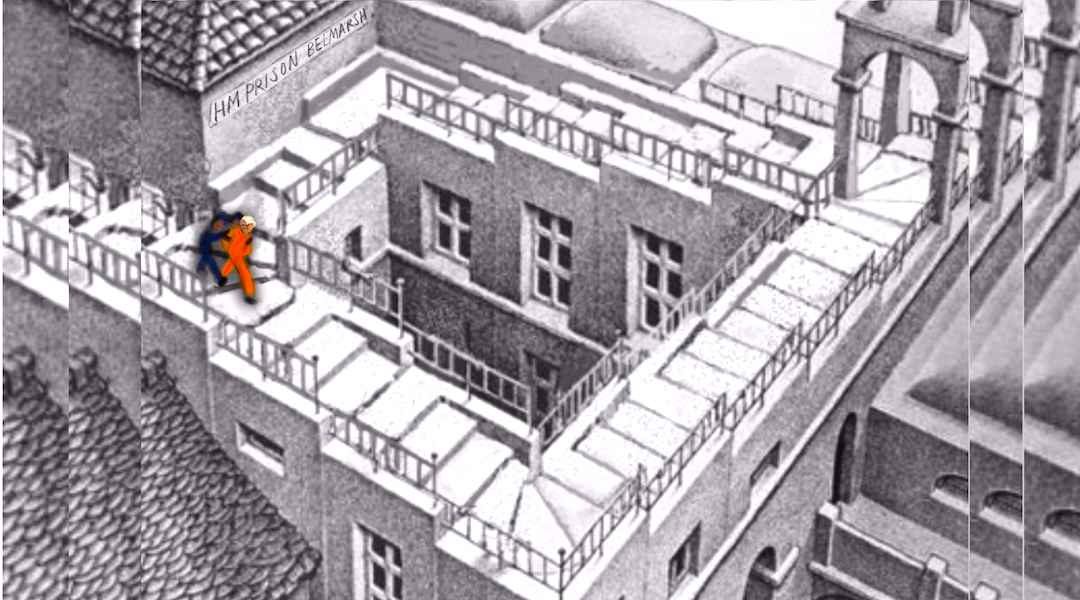 Escher Assange Belmarsh
