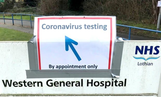 Coronavirus Western general hospital Edinburgh