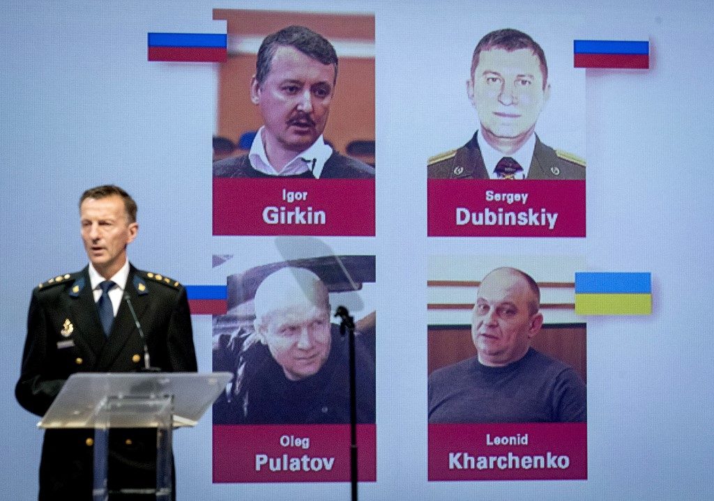 MH17  suspects on trail