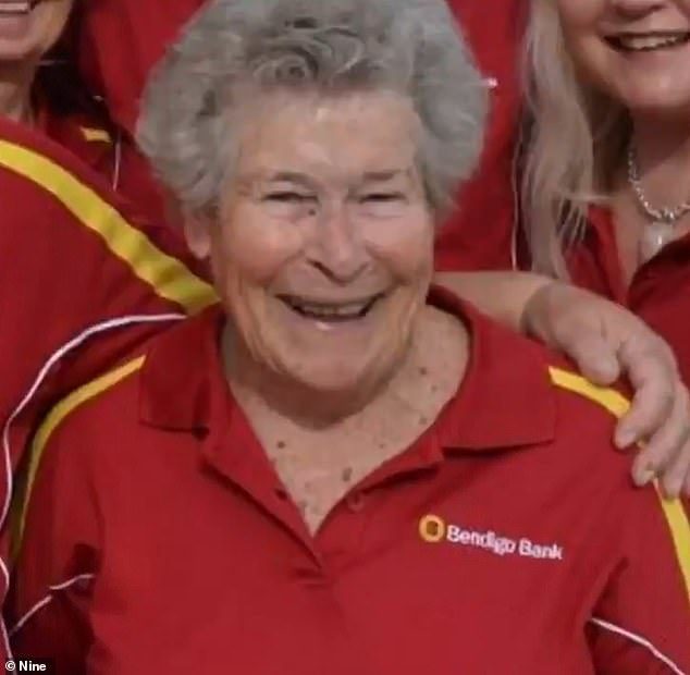 Sally Holland (pictured) was set upon by dogs at a Jervis Bay beach while going for a swim. The 91-year-old died at the scene