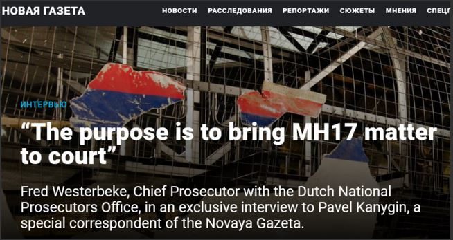 russian article MH17