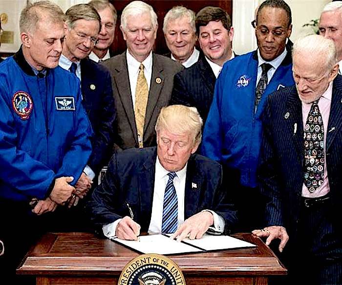 Trump and Space guys