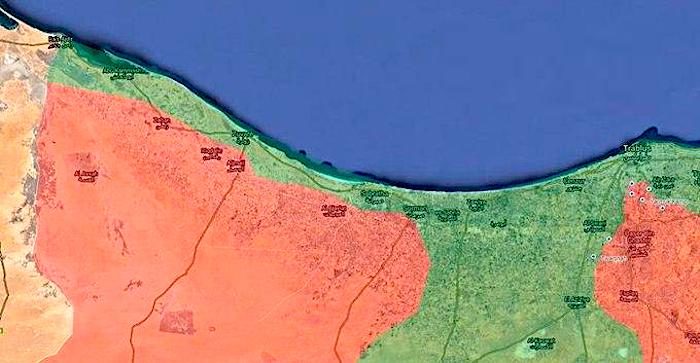 Map Libya