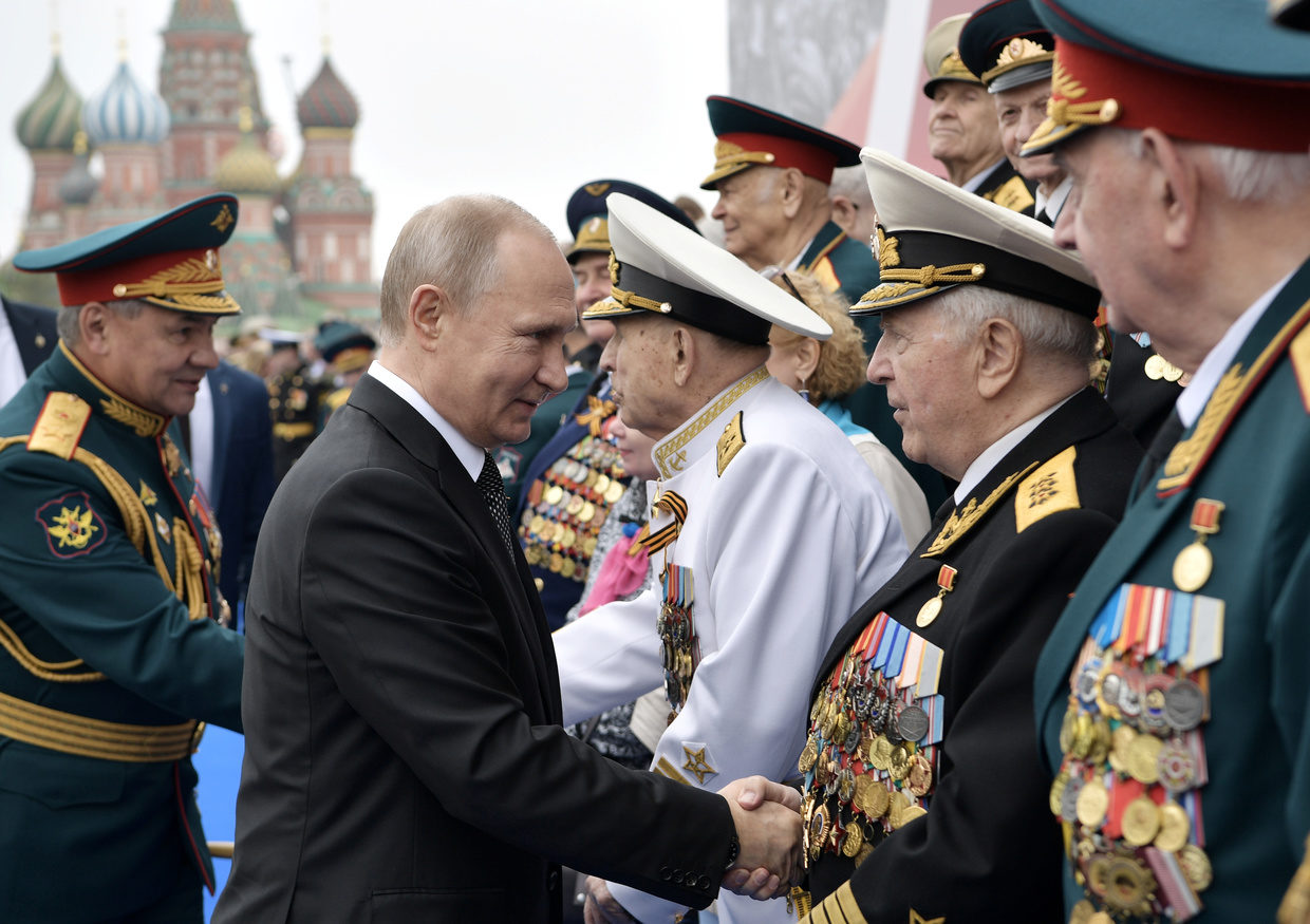 Putin russia victory parade 2019