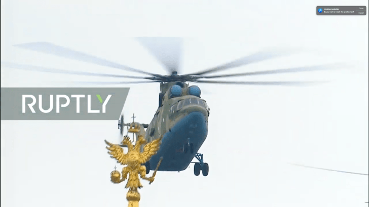 Russian military helicopter