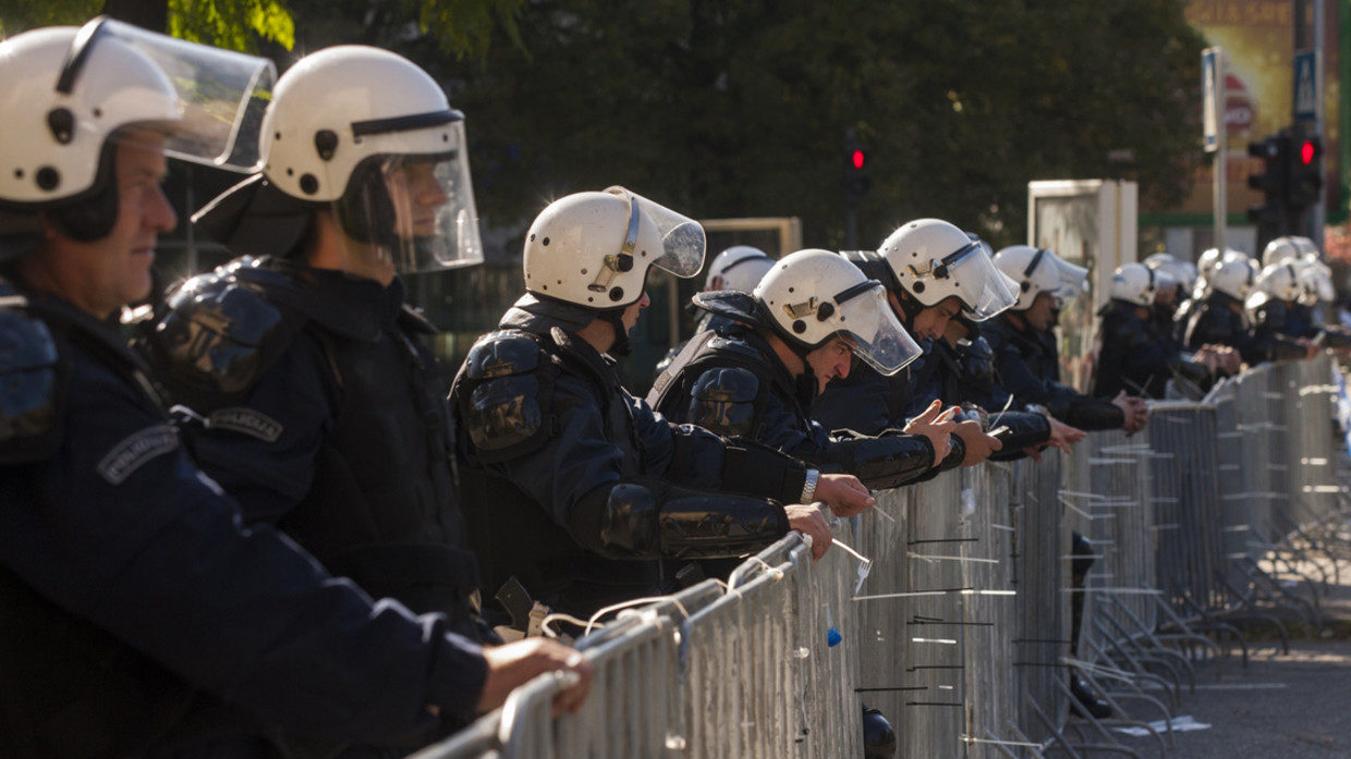 Riot police Montenegro