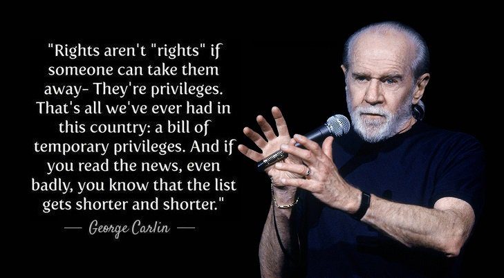 George Carlin on Rights