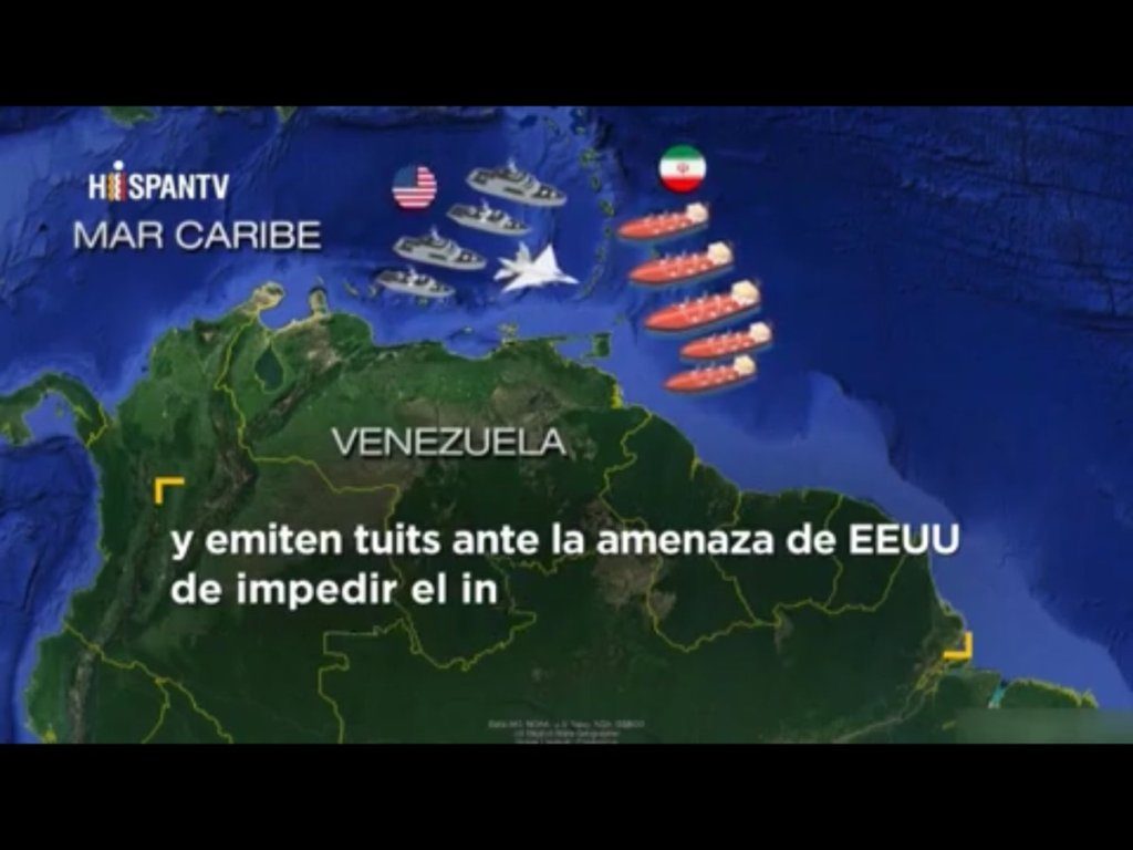 iran oil tankers venezuela us miliitary