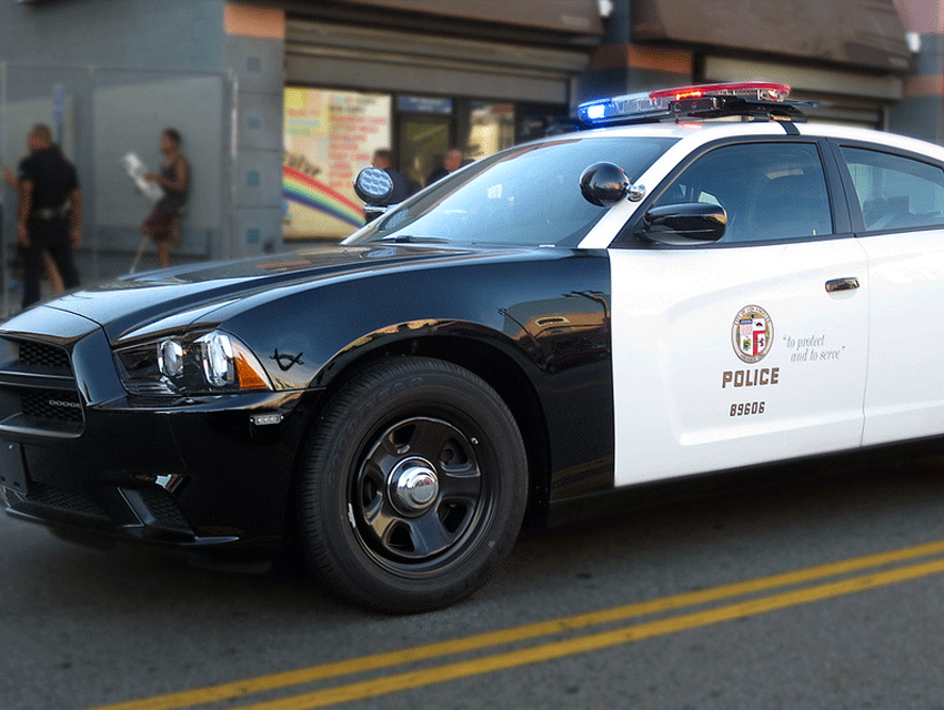 LAPD squad car