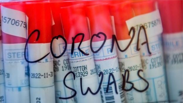 coronavirus test swabs