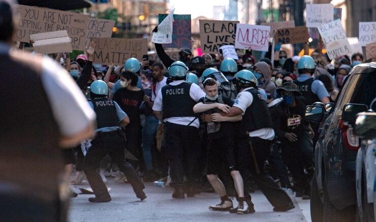 chicago riots george floyd color revolution