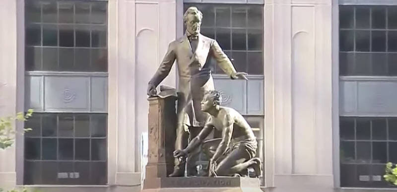 Lincoln Boston statue