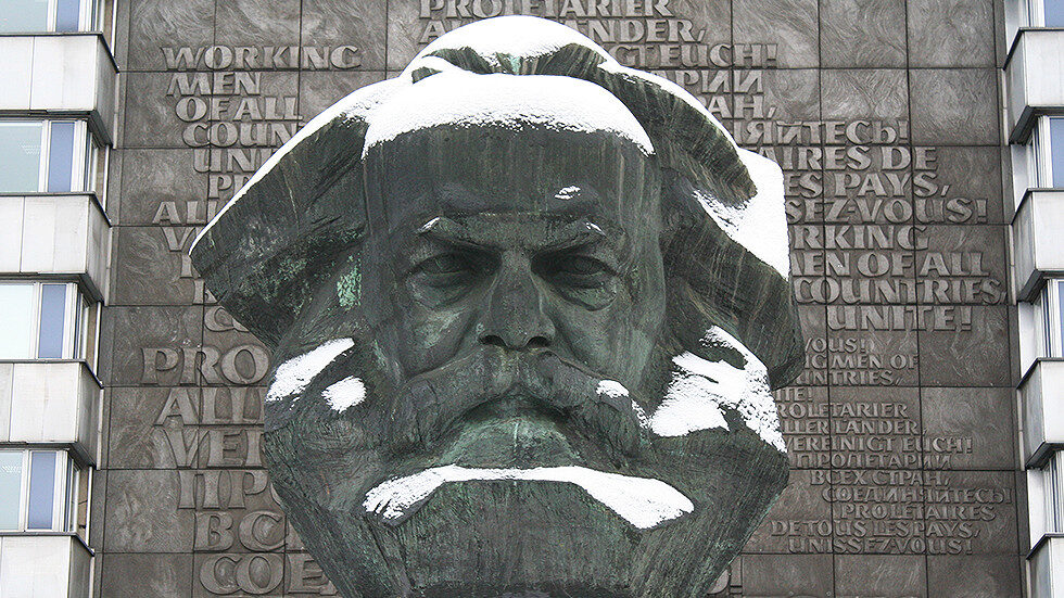Karl Marx statue