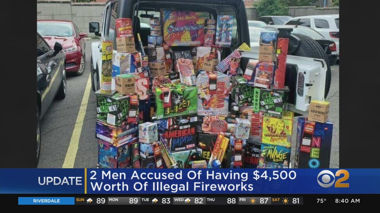 confiscated fireworks New York