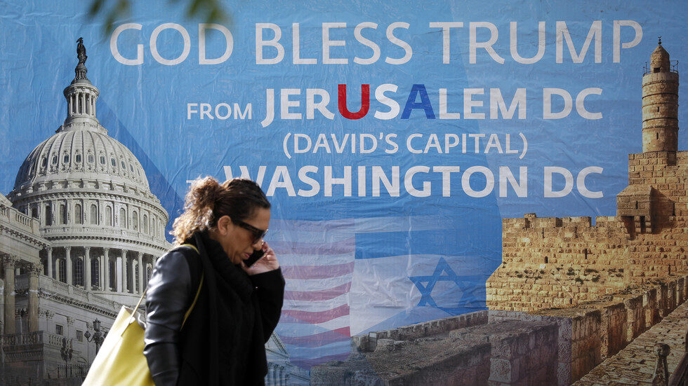 Friends of Zion sign in Jerusalem