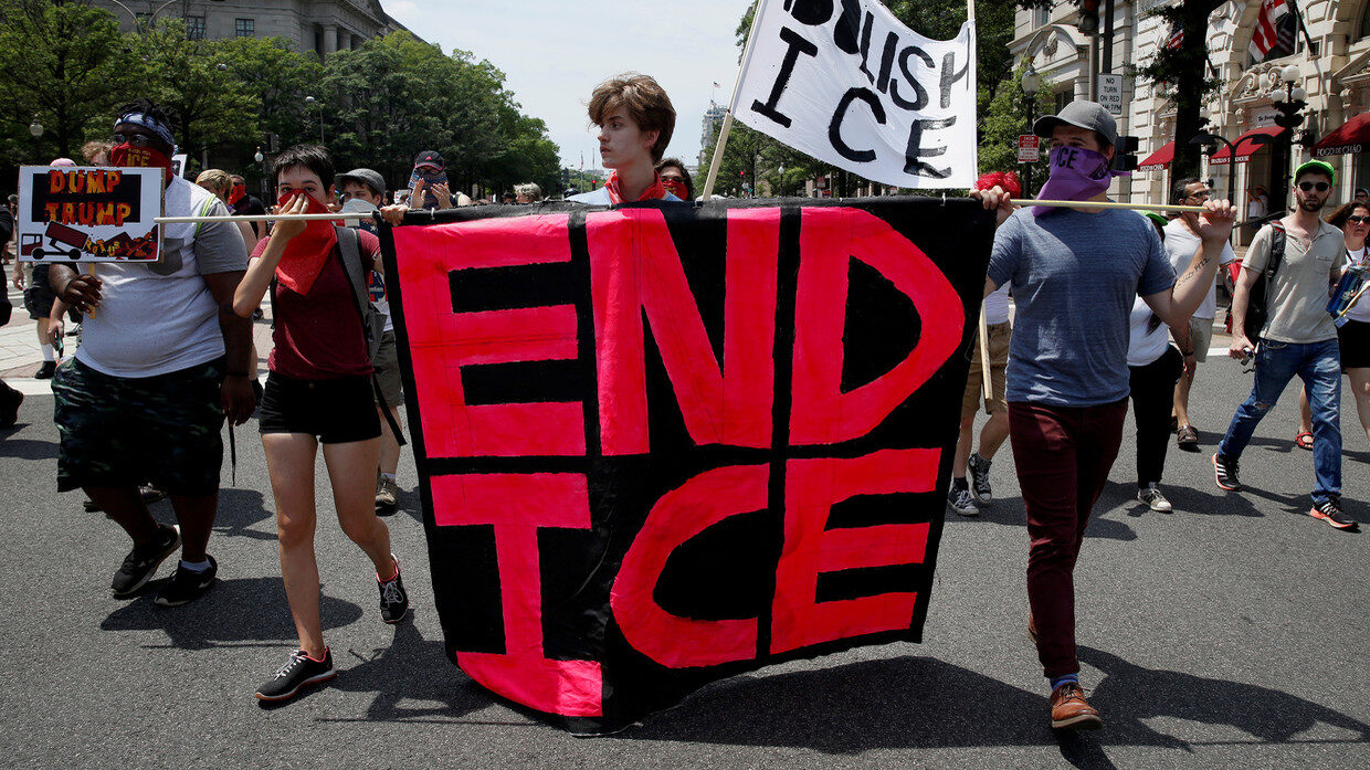 end ice protest