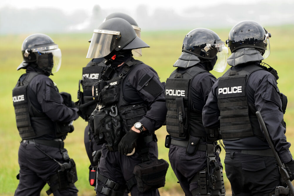 police riot gear storm trooper