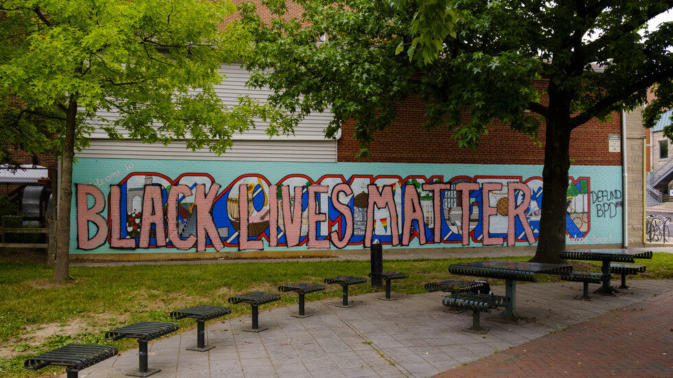 Black lives matter blm mural