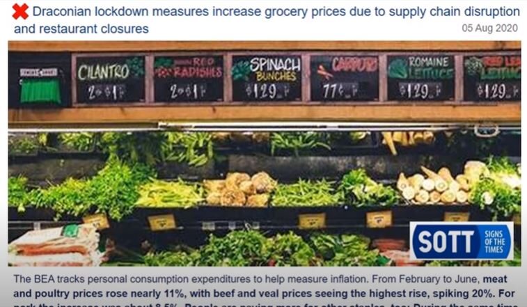 Food prices increase