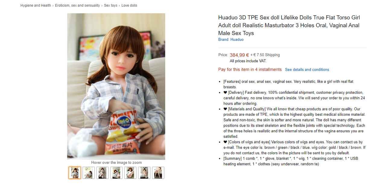 child sex doll