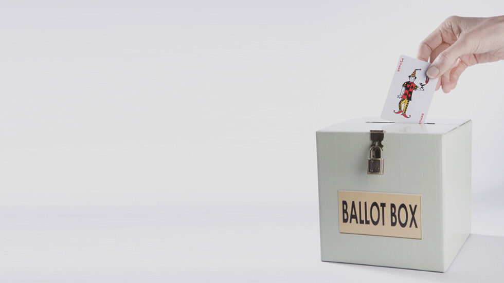 ballot box joker card vote